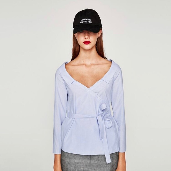 Zara Crossover Top - Picture 1 of 1